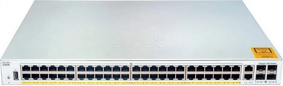 Управляемый коммутатор 2-го уровня Cisco C1000FE-48P-4G-L