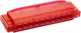 Губная гармошка Hohner Translucent Red