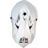 Мотошлем AIM RH855 Fiber Glass RH855-007-XS (XS, белый глянец)