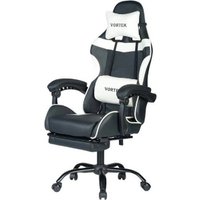 Игровое (геймерское) кресло King Style Vortek PU (черный/белый)