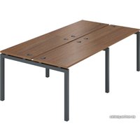 Офисный стол Программа Техно Арго АМБ-002-4 (орех) в Гомеле