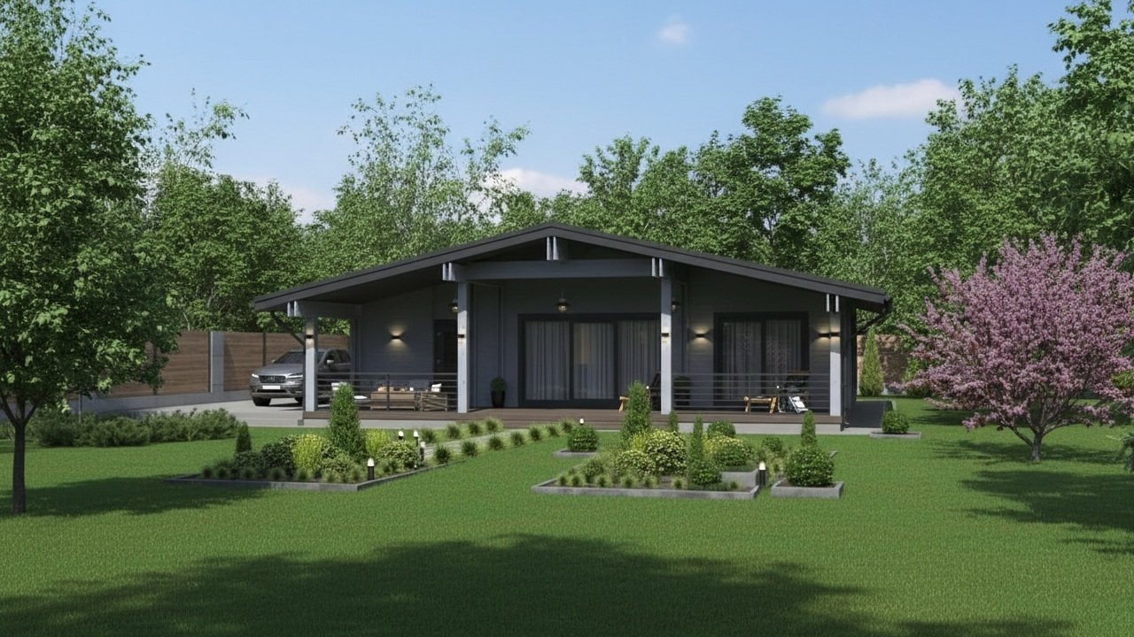 Дом Woods из бруса Гаспадар