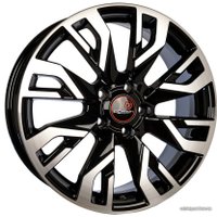 Литые диски Vector R207 (A 18_Toyota Camry) 18x7" 5x114.3мм DIA 60.1мм ET 45мм Черный с алмазной проточкой