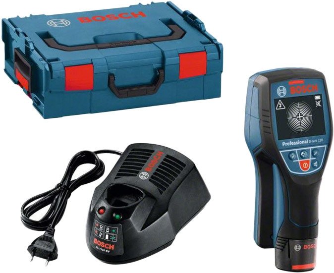 

Детектор скрытой проводки Bosch D-tect 120 Professional 0601081301 (с АКБ и кейсом)