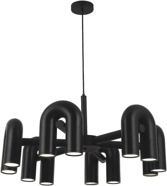 Подвесная люстра Kinklight Кантри 19 08465-6 (черный)