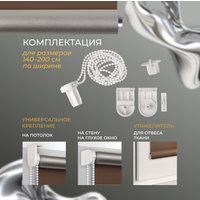 Рулонные шторы Franc Gardiner Blackout Silver 55x160 7799125 (шоколад)