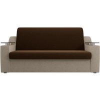 Диван Лига диванов Сенатор 100712 120 см (коричневый/бежевый)