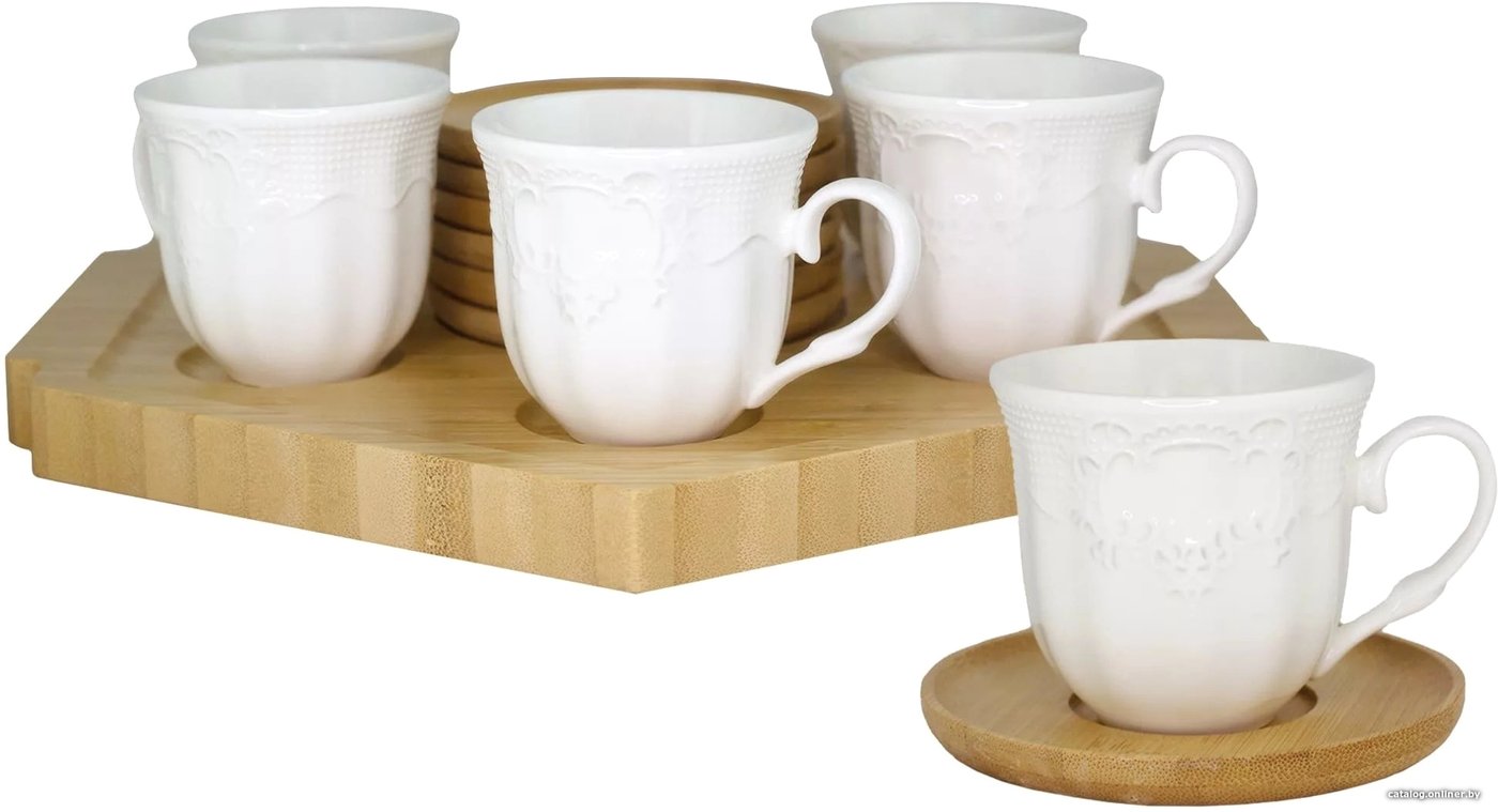 Чашка с блюдцем Lenardi Bamboo 140-028
