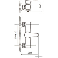 Смеситель Zerix PUD5 045 ZX0191