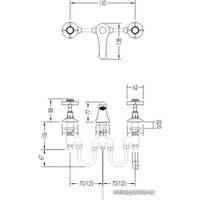Смеситель Devon&Devon Coventry MARF35CR