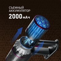 Пылесос Weissgauff V12 BLDC 400 Magenta Turbo