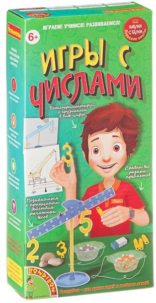 

Набор для опытов Bondibon Науки с Буки Игры с числами ВВ1838