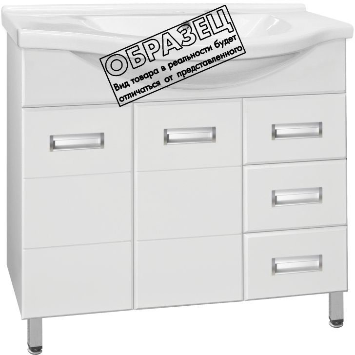 

Style Line Тумба под умывальник Ирис 100 3 ящика (для классической раковины)