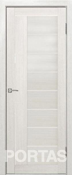 

Межкомнатная дверь Portas S29 60x200 (французский дуб, стекло lacobel белый лак)