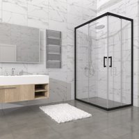 Душевой уголок Triton Фикс-Блэк 120х90 (без поддона)