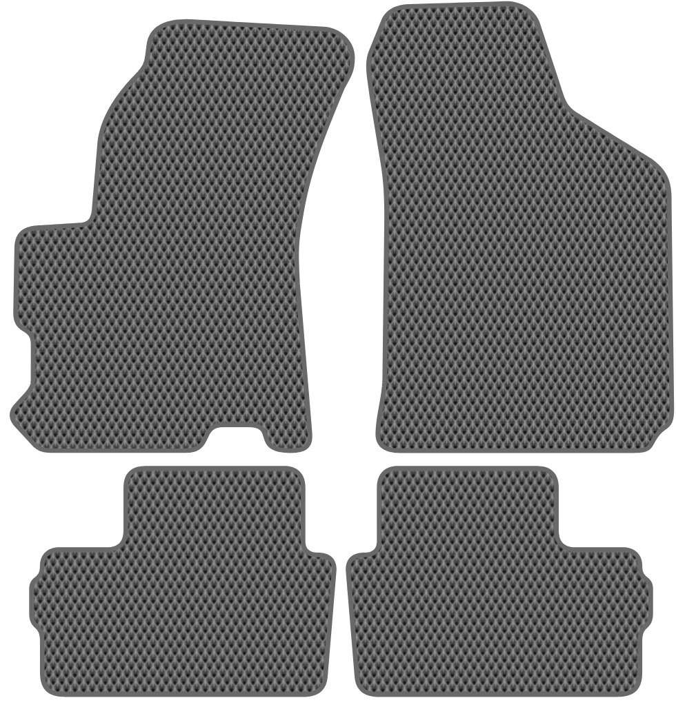 

Комплект ковриков для авто Alicosta Chery indiS S18D (хэтчбек 5 дв) 2011 - 2016 (серый, ромб)