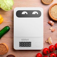 Кухонные весы Kitfort KT-817-2 (белый)