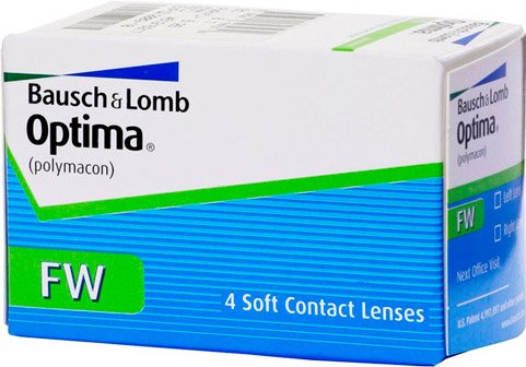 

Контактные линзы Bausch & Lomb Optima FW -3.25 дптр 8.4 мм