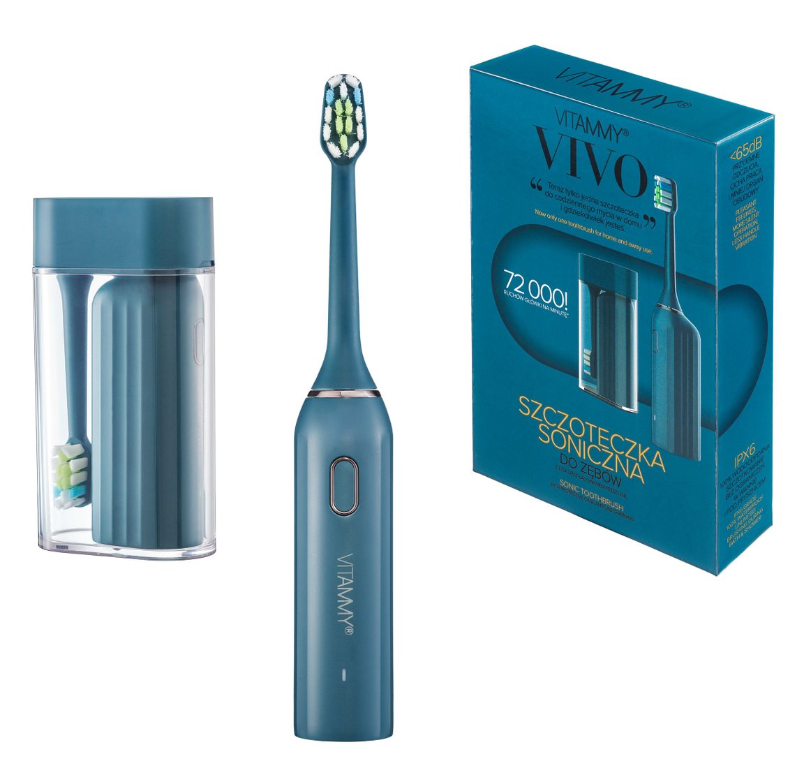 Электрическая зубная щетка Vitammy Vivo (синий)