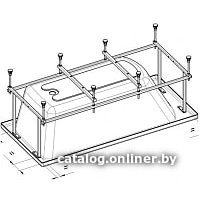 Каркас Roca Line 170x70 / ZRU9302925