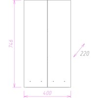  Onika Шкаф для ванной Кредо 40 (304002)