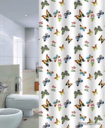 Шторка-занавеска для ванны Primanova Butterflies DR-50021