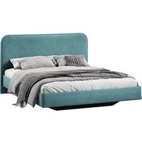 Кровать Трия Тиффани Тип 1 180x200 (микровелюр Wellmart Indigo)