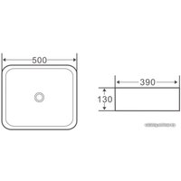 Умывальник BelBagno BB1304