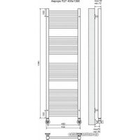 Полотенцесушитель TERMINUS Аврора П27 (400х1390)