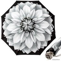 Складной зонт Pasotti Auto Georgin Grigio Lux