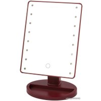 Косметическое зеркало Marta MT-2654 (бордовый гранат)
