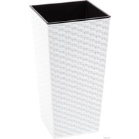 Кашпо Lamela Finezja Rattan LA575-05 (белый)