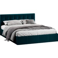 Кровать Трия Эмма с ПМ 160x200 (велюр Confetti Izumrud)