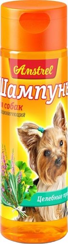 Шампунь Amstrel для собак кондиционирующий с целебными травами 120 мл