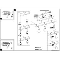 Подвесная люстра Eglo Townshend 32915