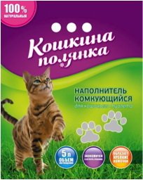 

Наполнитель для туалета Кошкина Полянка Бентонитовый 3 кг