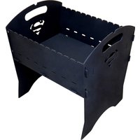 Разборный мангал ComfortProm Super (3 мм, с полками, окрашенный)