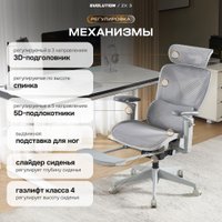 Офисное кресло Evolution ZX 3 (серый)