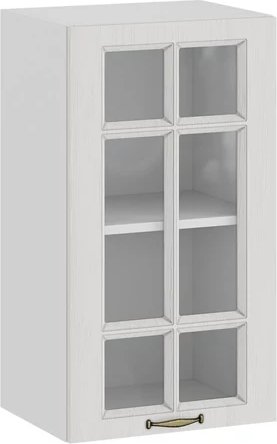 

Шкаф навесной Трия Лина 1ВВ4С с одной дверью (белый/белый)