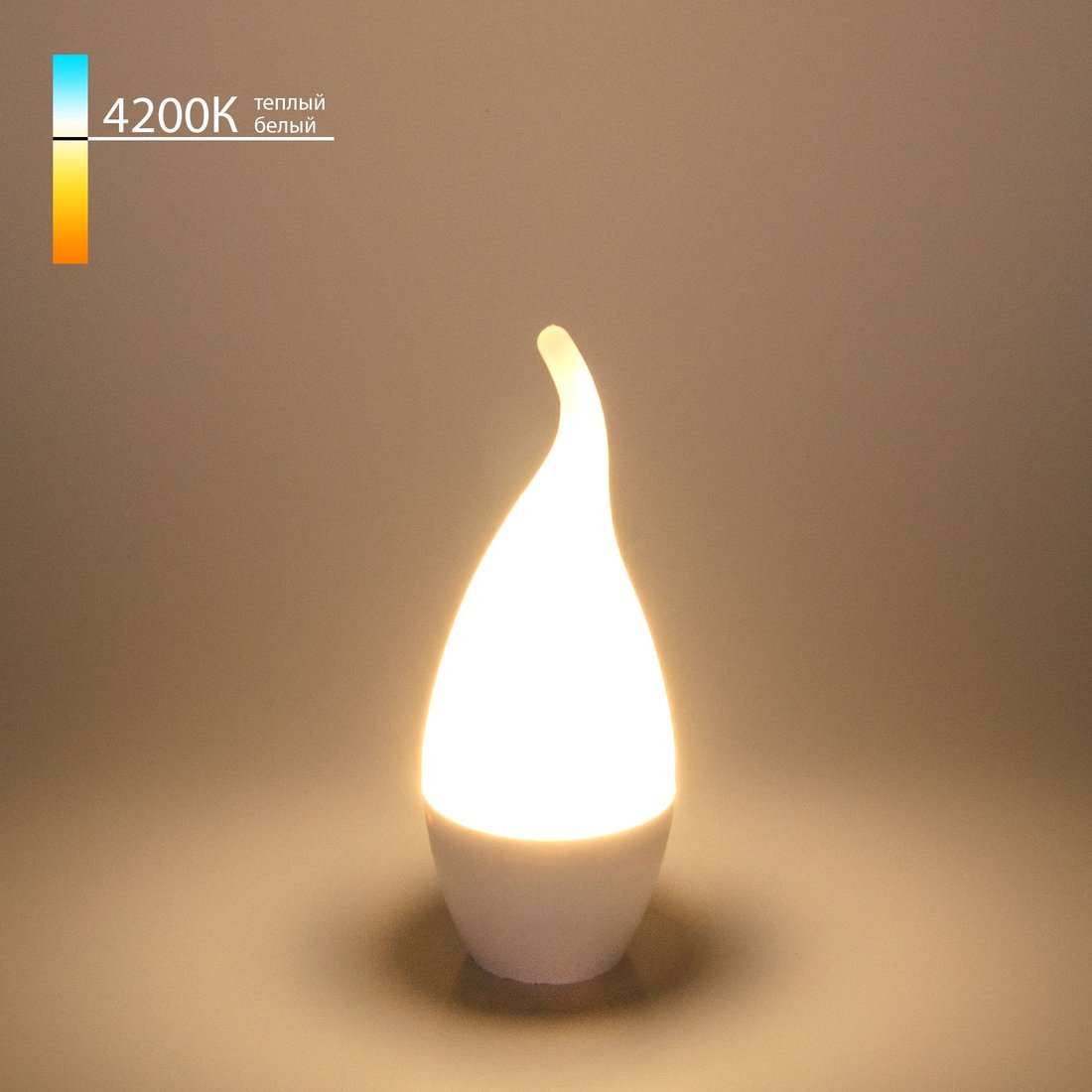 

Светодиодная лампочка Elektrostandard Свеча на ветру 6W 4200K E14 BLE1419