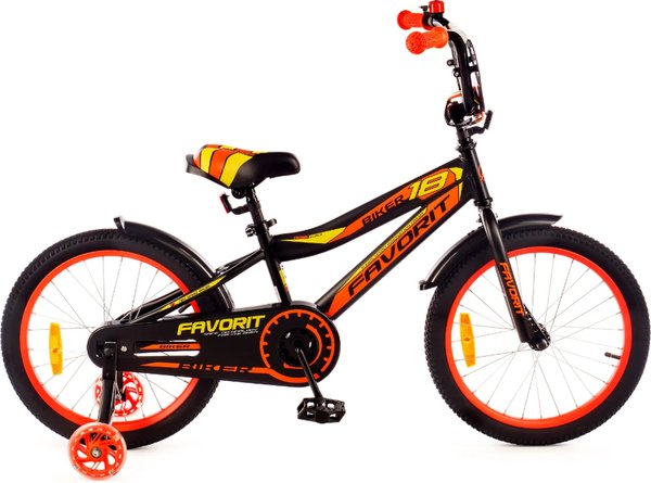 

Детский велосипед Favorit Biker 18 BIK-18OR (оранжевый, разобранный)