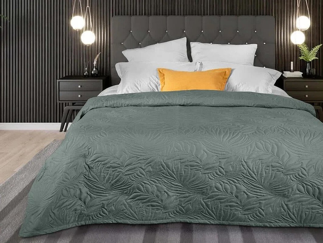 

Покрывало Bellissimo Arti 210х230 2519100521-61Lt (листья графит)