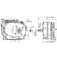 Бензиновый двигатель Stark GX210F-R