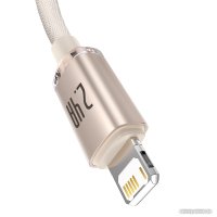 Кабель Baseus Crystal Shine USB Type-A - Lightning (2 м, розовый)