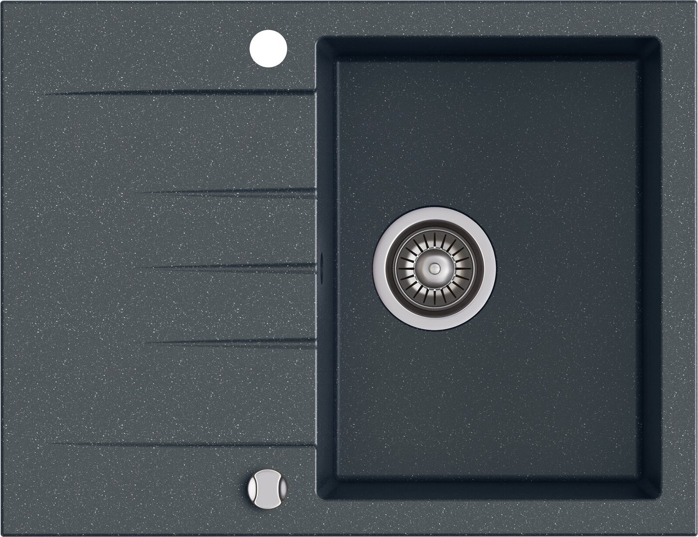 Кухонная мойка Kernau KGS V 4565A 1B1D Graphite