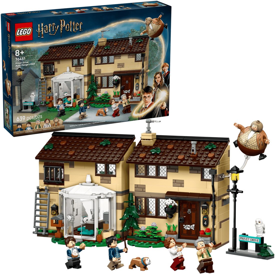 

Конструктор LEGO Harry Potter 76451 Тисовая улица: Визит тети Мардж