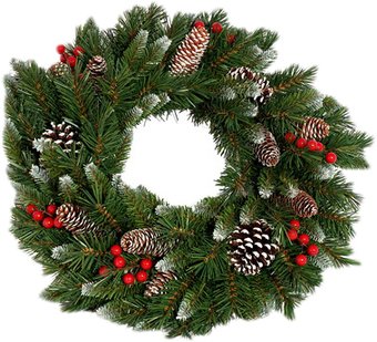 National Tree Company Frosted Berry