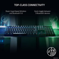 Клавиатура Razer Deathstalker V2 Pro Wireless (черный, Razer Low Profile Optical Purple, нет кириллицы)