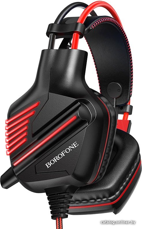 Наушники Borofone BO101 (черный/красный)