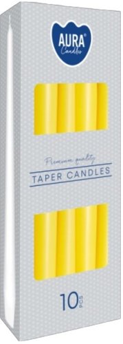 Набор свечей Bispol S30-zolta (10шт, желтый)